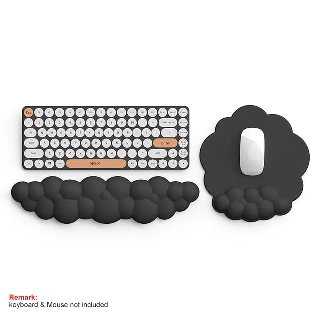 Ergonomic Cloud Mouse Pads And Keyboard Cloud Wrist Rest