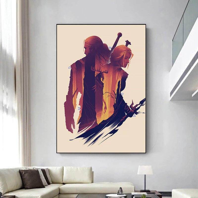 The Witcher Series Wall Art Canvas Print