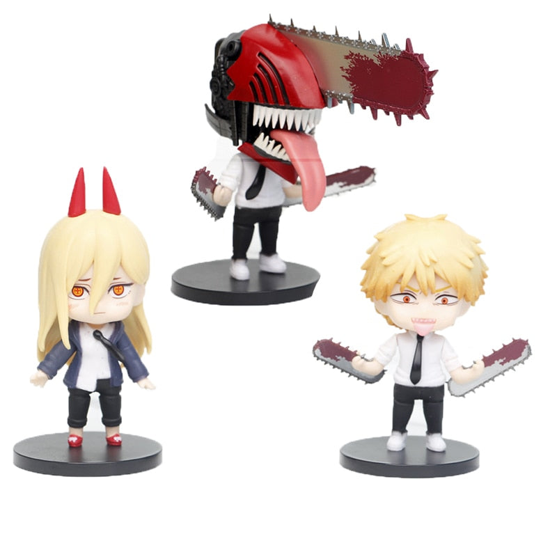 Chainsaw Man Anime Vinyl Mini Figure Collectibles Assorted Styles