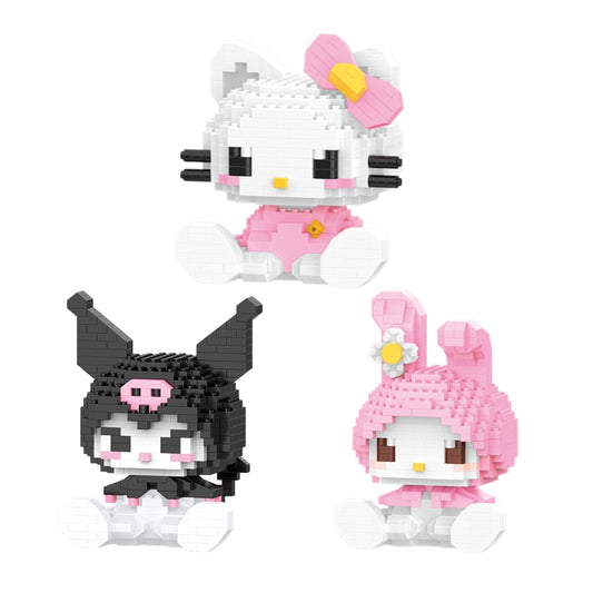 Hello Kitty Sanrio Building Block Figures